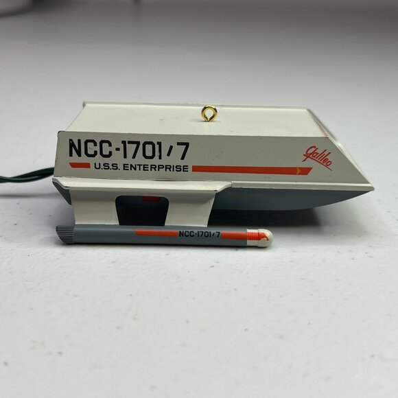 Star Trek Shuttlecraft Galileo Christmas Ornament from 1992 (works - no box) - Picture 5 of 9